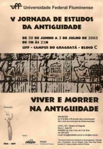 V Jornada de Estudos da Antiguidade             